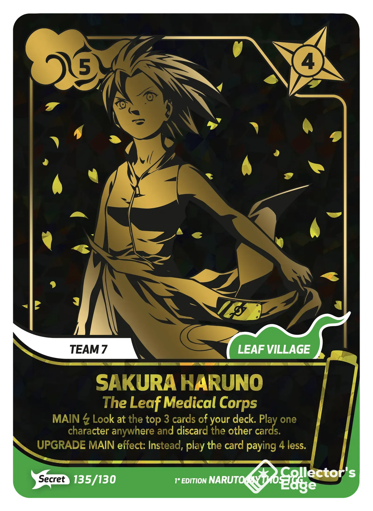 Naruto Mythos - Set 01 - Sakura Haruno - The Leaf Medical Corps - 135/130 - Standard