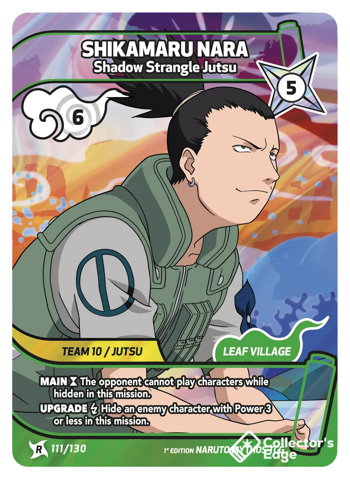 Naruto Mythos - Set 01 - Shikamaru Nara - Shadow Strangle Jutsu - 111/130 - Standard