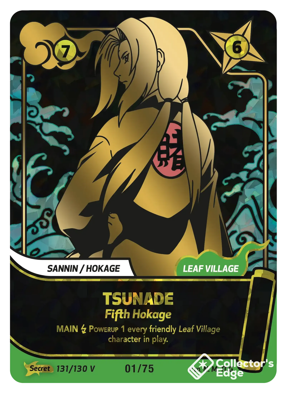 Tsunade - Fifth Hokage 131/130, Set 01 Naruto Mythos card