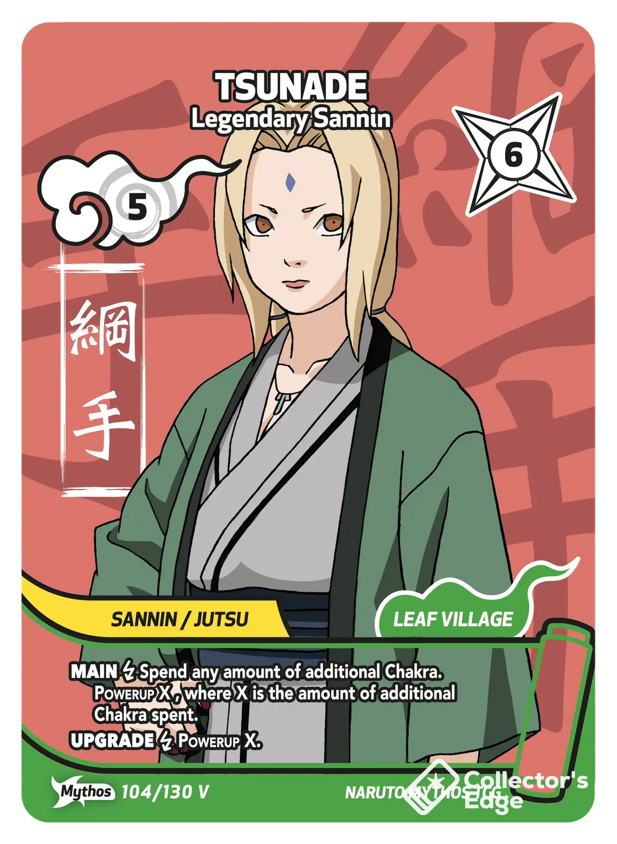 Naruto Mythos - Set 01 - Tsunade - Legendary Sannin - 104/130 - Standard