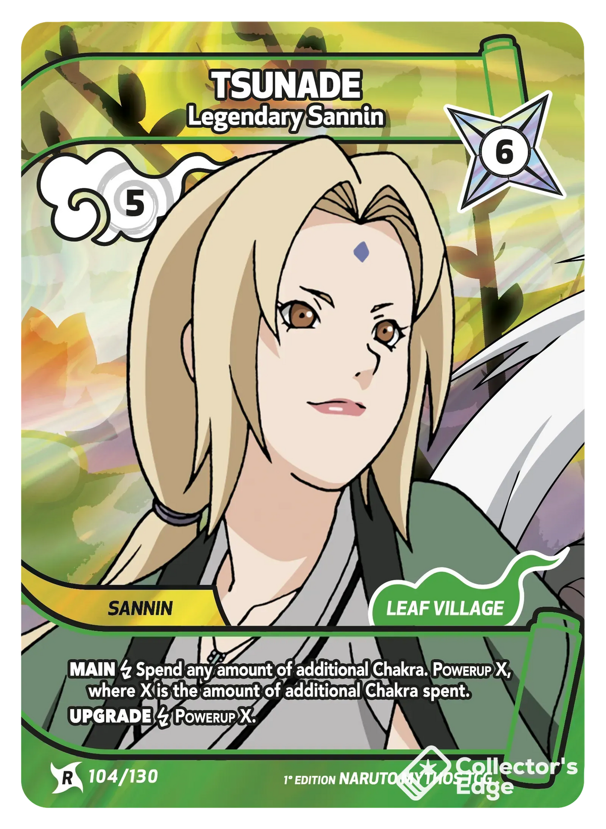 Tsunade - Legendary Sannin 104/130, Set 01 Naruto Mythos card