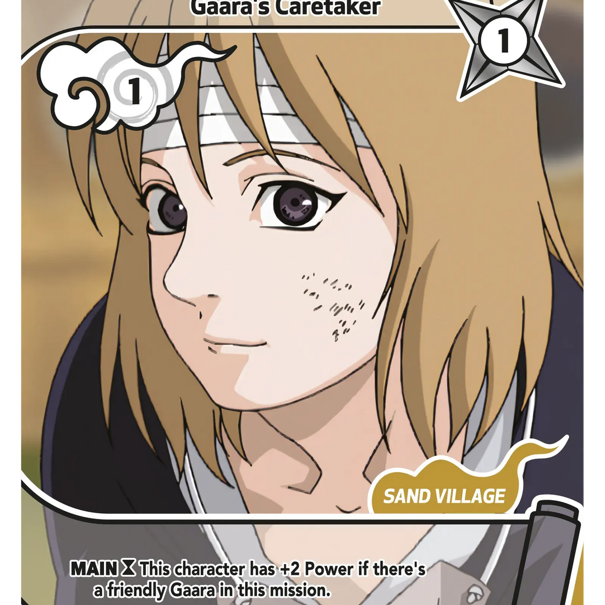 Yashamaru - Gaara's Caretaker 084/130 Full Art - Naruto Mythos Set 01 ...
