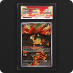 Numel 223/217 Ascended Heroes Ace Grading 10, front of the graded slab