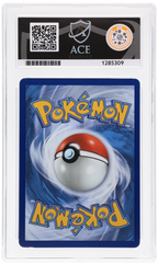 Numel 223/217 Ascended Heroes Ace Grading 10, close-up back view of the certified slab