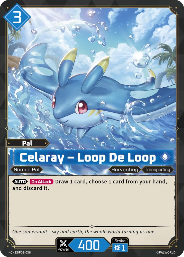 Celaray - Loop De Loop EBP01-036 Standard - Palworld Official Card Game Dawn of Palpagos
