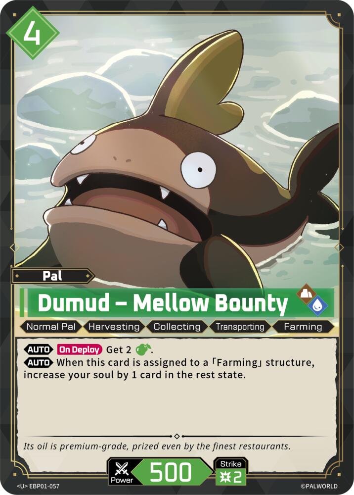 Dumud - Mellow Bounty EBP01-057 Standard - Palworld Official Card Game Dawn of Palpagos