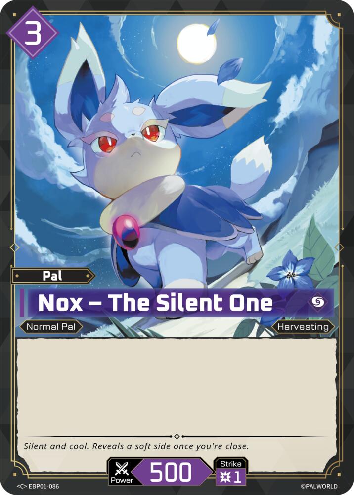 Nox - The Silent One EBP01-086 Standard - Palworld Official Card Game Dawn of Palpagos