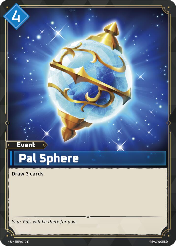 Pal Sphere EBP01-047 Standard - Palworld Official Card Game Dawn of Palpagos