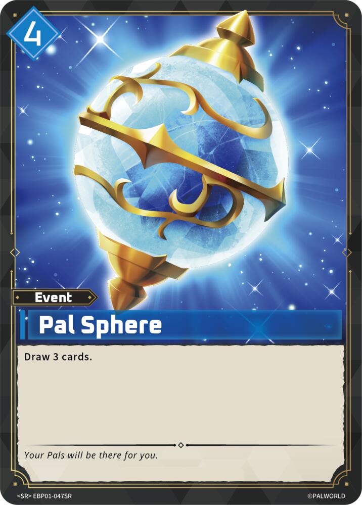 Pal Sphere EBP01-047SR Foil - Palworld Official Card Game Dawn of Palpagos
