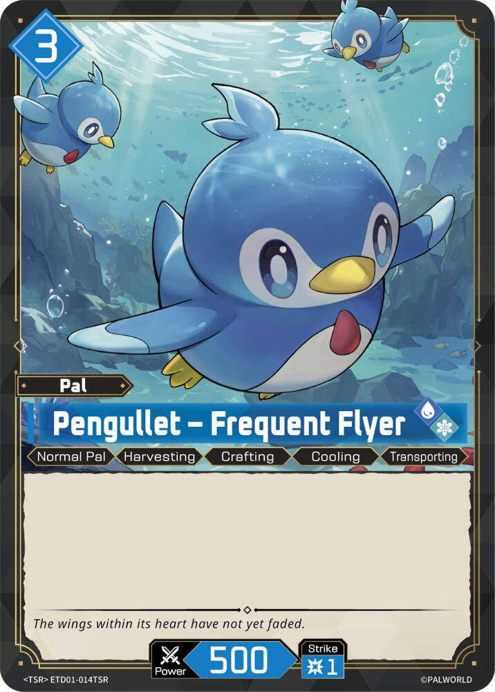 Pengullet - Frequent Flyer ETD01-014TSR Foil - Palworld Official Card Game Dawn of Palpagos