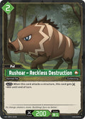 Rushoar - Reckless Destruction EBP01-052SR Foil - Palworld Official Card Game Dawn of Palpagos