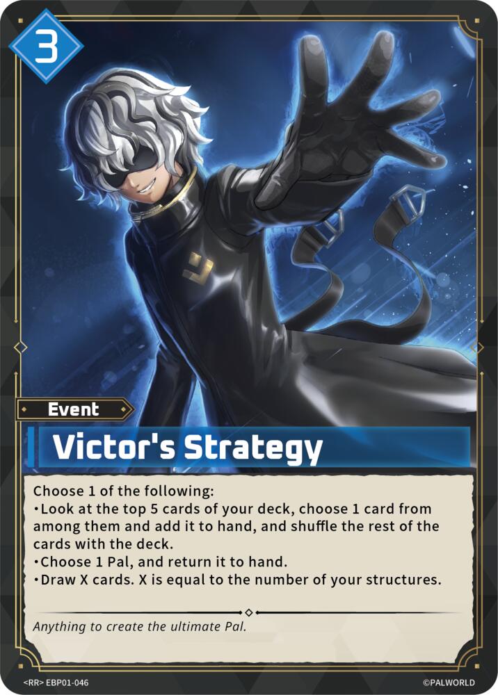 Victor's Strategy EBP01-046 Foil - Palworld Official Card Game Dawn of Palpagos