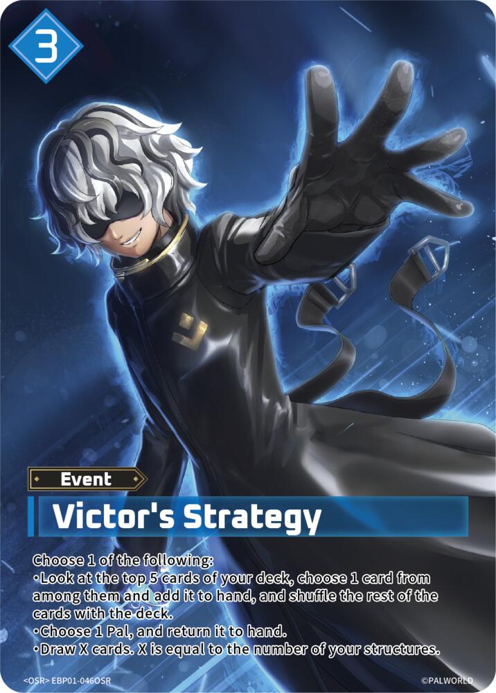 Victor's Strategy EBP01-046OSR Foil - Palworld Official Card Game Dawn of Palpagos