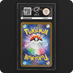 Pikachu 120/SV-P Promo Ace Grading 10, back of the graded slab