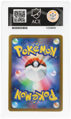 Pikachu 120/SV-P Promo Ace Grading 10, close-up back view of the certified slab