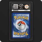 Pikachu 051/162 Temporal Forces Ace Grading 9, back of the graded slab