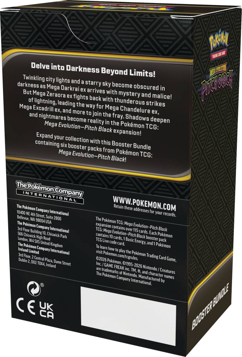 Pokemon TCG: Pitch Black - Booster Bundle (6 Packs)