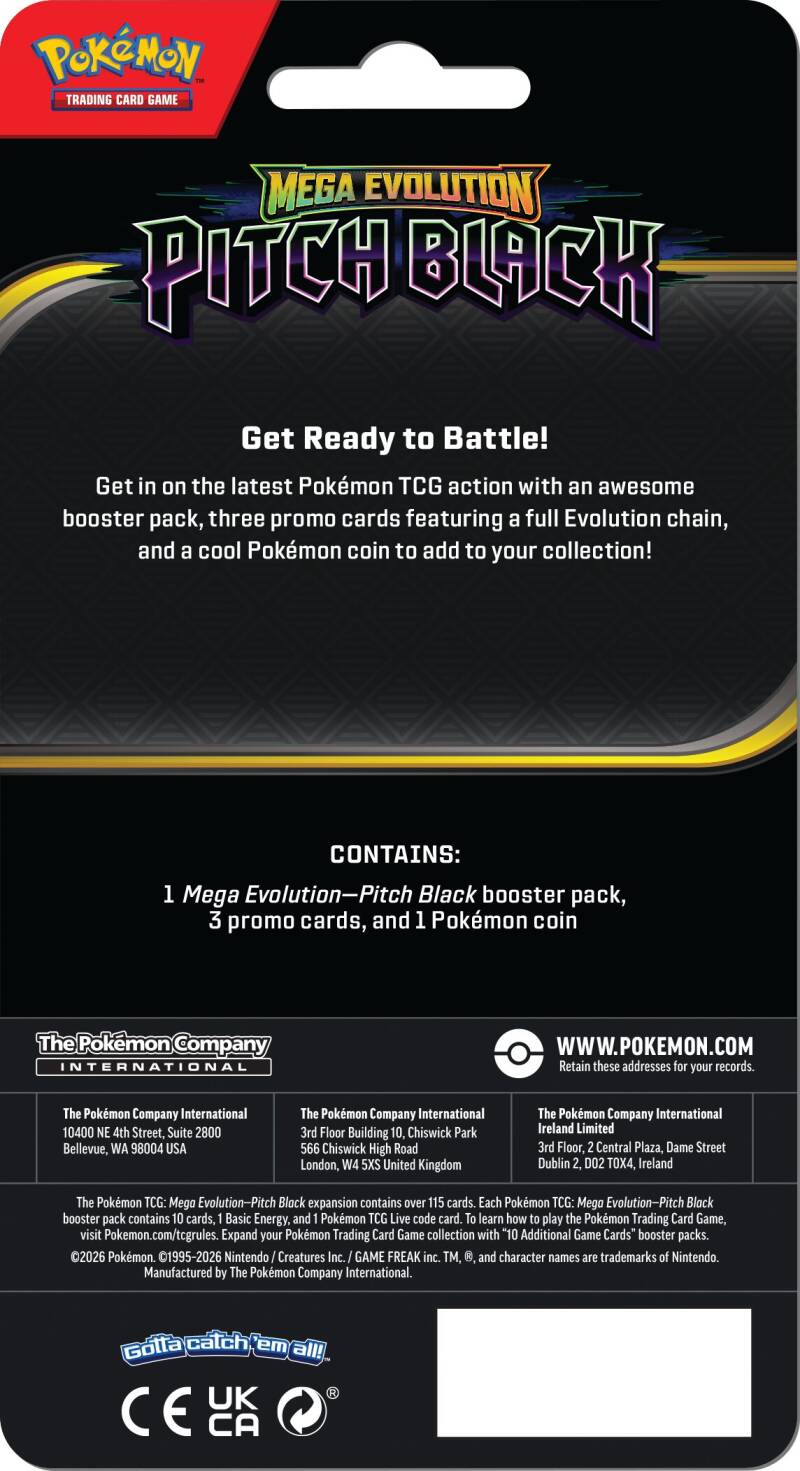 Pokemon TCG: Pitch Black - Premium Checklane Blister - Gengar