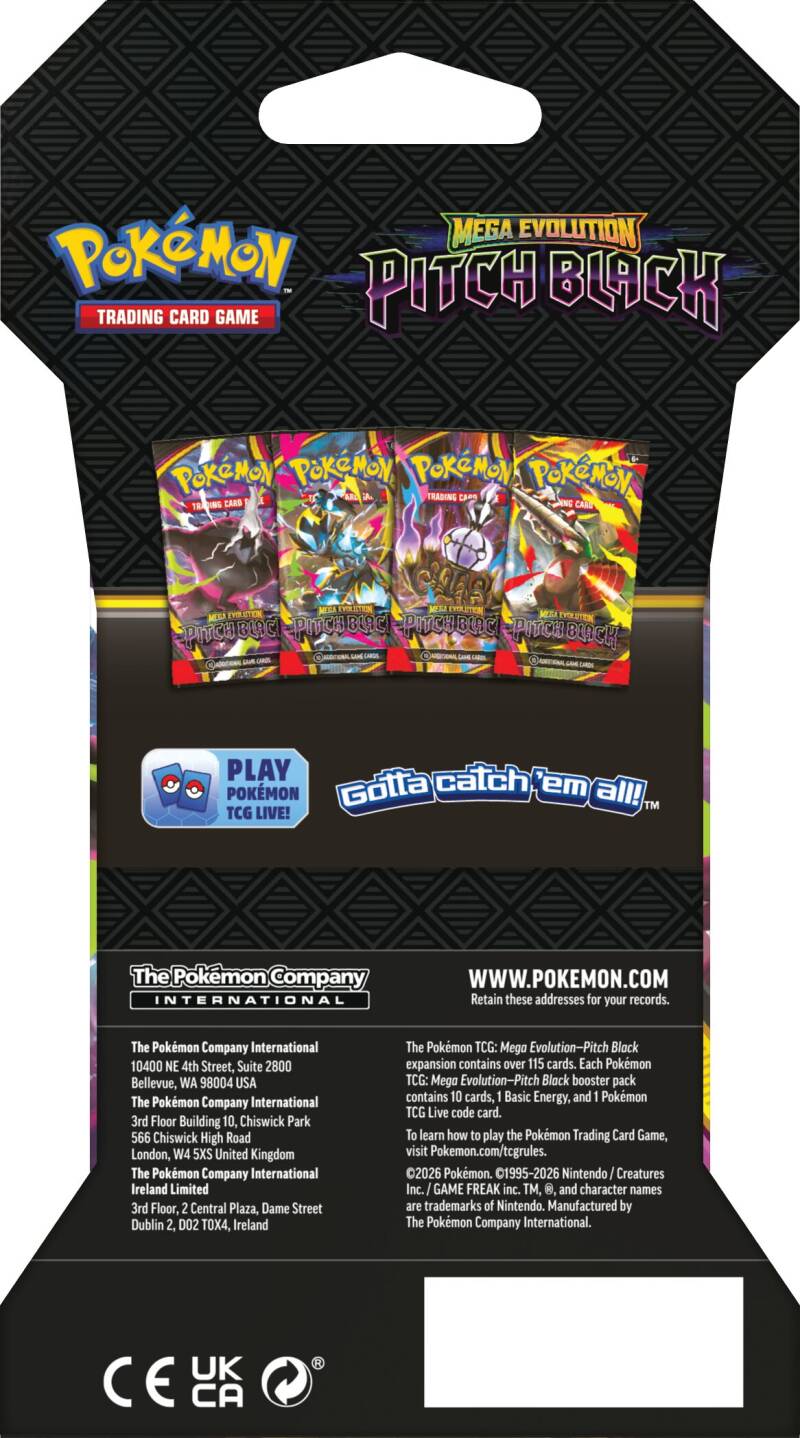 Pokemon TCG: Pitch Black - Sleeved Booster Pack