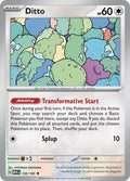Ditto 132/165 Holofoil — 151 Pokémon card