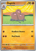 Dugtrio 051/165, 151 Pokémon card