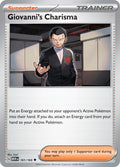 Giovanni's Charisma 161/165 Reverse Holofoil, 151 Pokémon card
