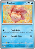 Goldeen 118/165 Reverse Holofoil — 151 Pokémon card