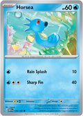 Horsea 116/165 Reverse Holofoil — 151 Pokémon card