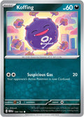 Koffing 109/165 — 151 Pokémon card