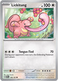 Lickitung 108/165 — 151 Pokémon card