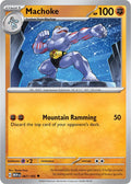 Machoke 067/165 Reverse Holofoil — 151 Pokémon card
