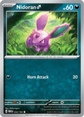 Nidoran ♂ 032/165 Reverse Holofoil — 151 Pokémon card