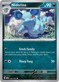 Nidorina 030/165 Reverse Holofoil — 151 Pokémon card