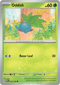 Oddish 043/165 Reverse Holofoil, 151 Pokémon card