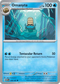 Omanyte 138/165 — 151 Pokémon card