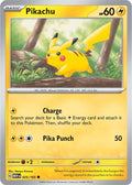 Pikachu 025/165 Reverse Holofoil — 151 Pokémon card