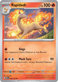 Rapidash 078/165 — 151 Pokémon card