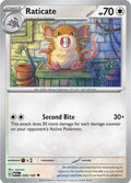 Raticate 020/165 Reverse Holofoil — 151 Pokémon card