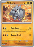 Rhyhorn 111/165 — 151 Pokémon card