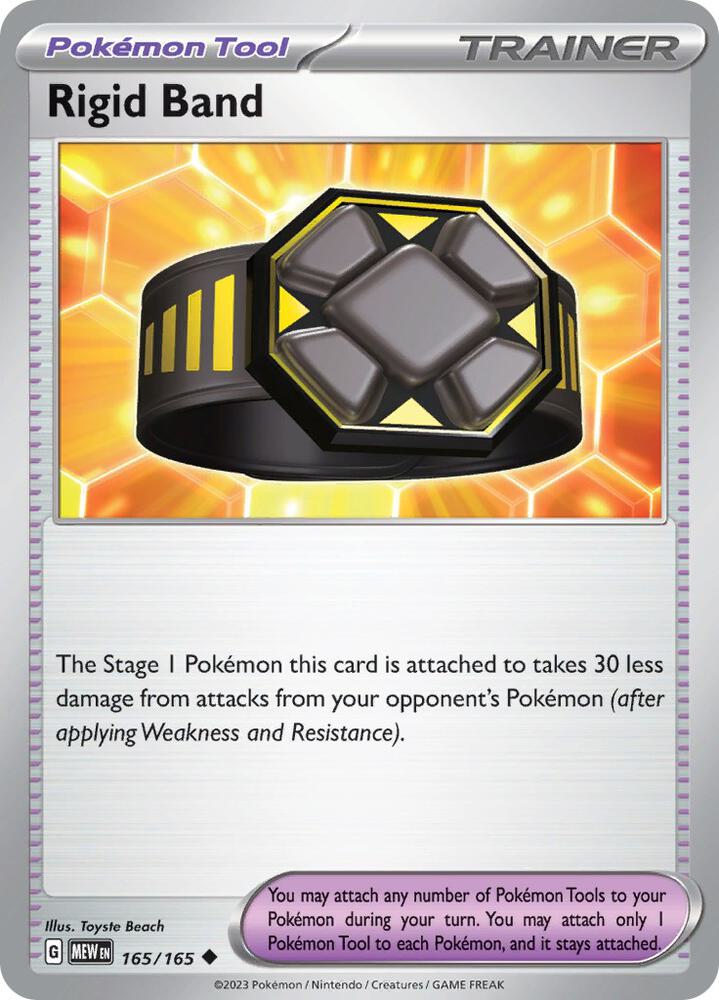 Rigid Band 165/165 — 151 Pokémon card
