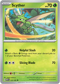 Scyther 123/165 Reverse Holofoil — 151 Pokémon card