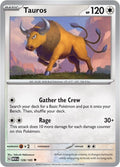 Tauros 128/165 Reverse Holofoil — 151 Pokémon card
