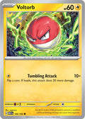 Voltorb 100/165 — 151 Pokémon card