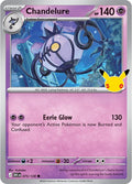Chandelure 075/128 Holofoil - 30th Celebration Pokemon card
