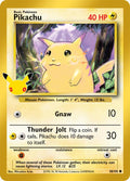 Pikachu 58/102 Holofoil - 30th Celebration Classic Collection Pokemon card