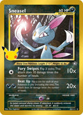 Sneasel 25/111 Holofoil - 30th Celebration Classic Collection Pokemon card