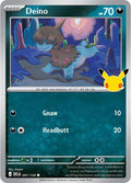 Deino 097/128 Holofoil - 30th Celebration Pokemon card