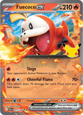 Fuecoco ex 015/128 Holofoil - 30th Celebration Pokemon card