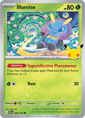 Illumise 004/128 Holofoil - 30th Celebration Pokemon card