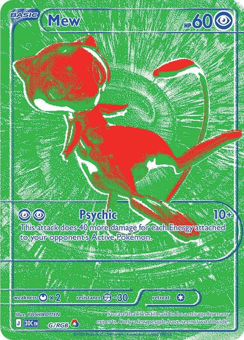 Pokemon - 30th Celebration - Mew - G/RGB - Holofoil